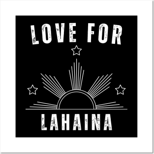 Love for Lahaina funny awesome t-shirt Posters and Art